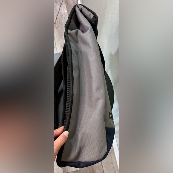 NWOT Timbuk2 Custom Prospect Roll Top Laptop Work Backpack Black Gray Blue Work - Picture 12 of 15